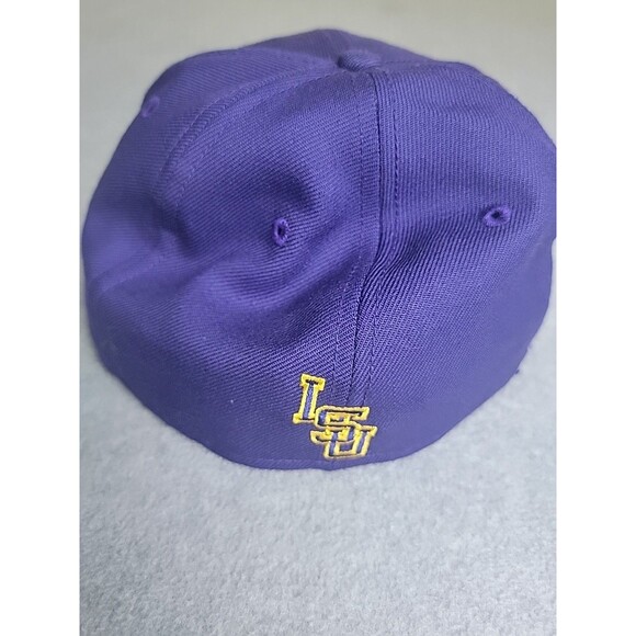 LSC Hat Cap 7 1/4 New Era 59fifty Purple Wool 3D Embroidered Fitted - Picture 8 of 9